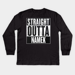 DBZ - Straight Outta Namek Kids Long Sleeve T-Shirt